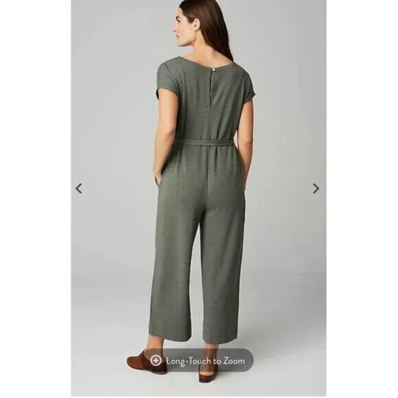 NWT J. Jill Knit Belted Jumpsuit Size Small - Picture 4 of 13